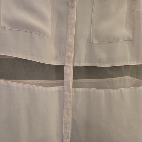 Express The Portofino Shirt White Tank Top Medium - Picture 5 of 10